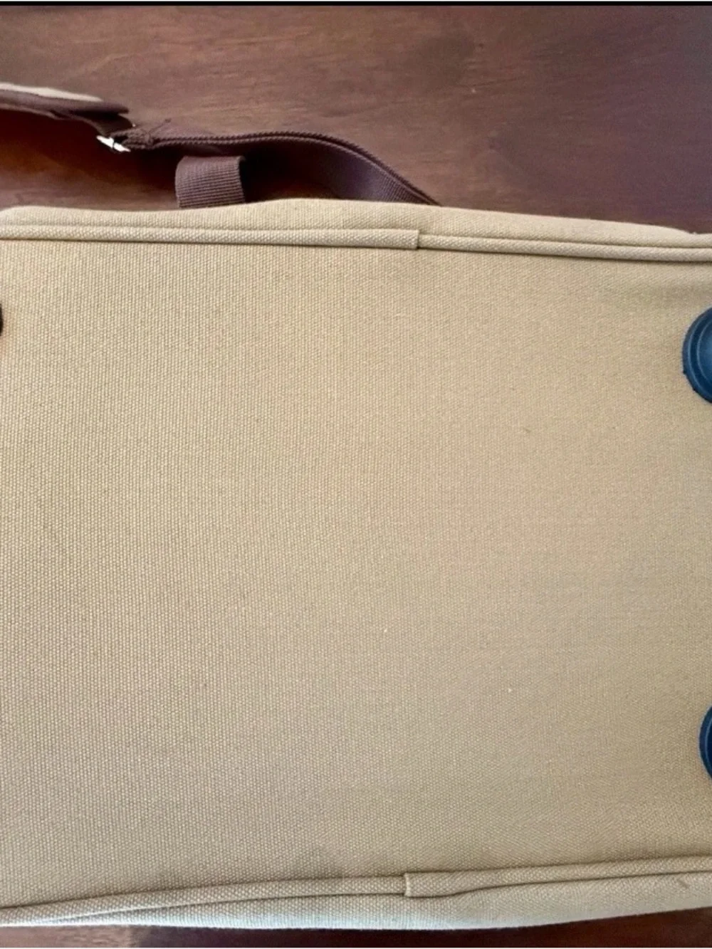 NWOT Bella Russo Canvas Large Duffel & Rolling Carryon Luggage Set